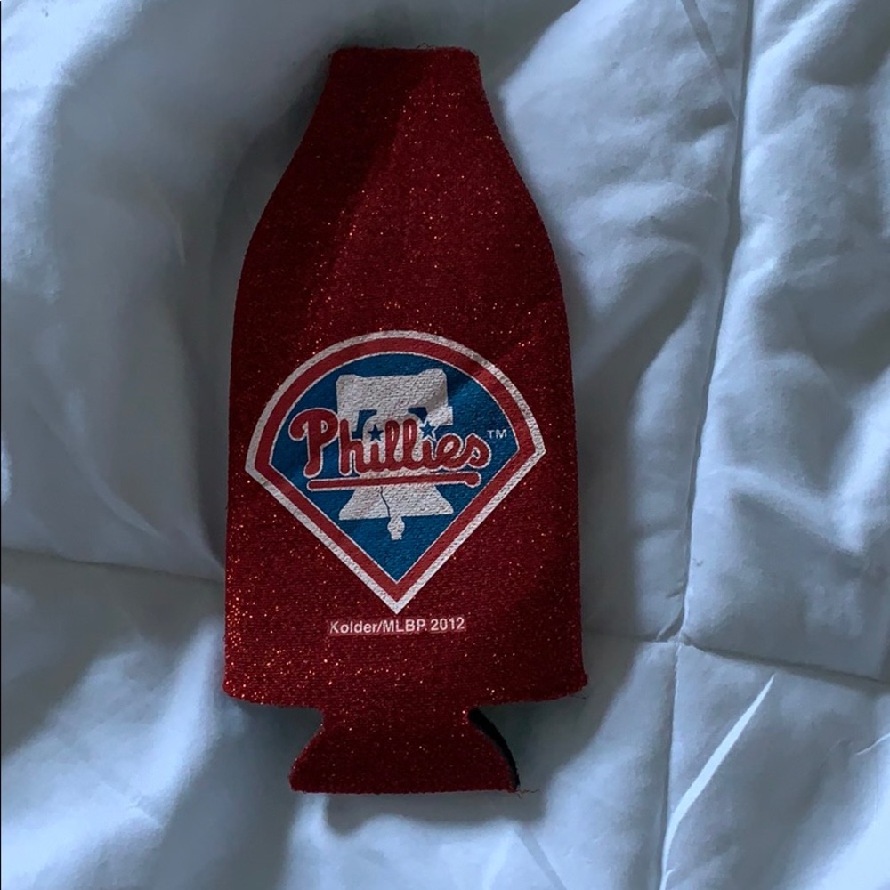 Glitter Phillies Koozie